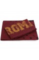 AS Roma Bettwäsche-Set für Einzelbett A.S. Roma 100 % Baumwolle Gelb und Rot