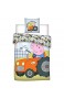AYMAX S.P.R.L. Peppa Pig Kinder-Bettwäsche-Set George - Peppa Wutz Bettwäsche Kinder 135 x 200 Kissenbezug 80 x 80 cm 100% Baumwolle