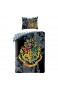 Harry Potter Kinder-Bettwäsche Bettbezug 140x200 Kissenbezug 70x90 Baumwolle Hogwarts