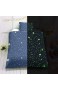 Loussiesd Kinder Sterne Motiv Bettwäsche Set 135x200 cm Glow in The Dark Mädchen Jungen Sterne Universum Bettbezug Set Sternenklarer Himmel leuchtet im Dunklen Weich Mikrofaser