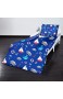 Lumaland Premium Baumwoll Baby- und Kinderbettwäsche mit YKK Reißverschluss 135 x 200 cm mit Kopfkissenbezug 80 x 80 cm Motiv Sailor