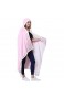 Catalonia Classy Poncho als Decke Kapuzendecke Sherpa Cosy Plüsch Fleece Tragbare Decke für Erwachsene Frauen Männer Kinder Kuschelüberzug zu Hause oder im Freien 125 x 200 cm Rosa