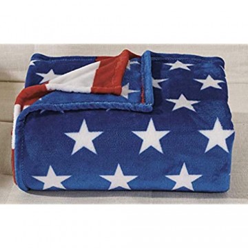 Decke mit großer amerikanischer Flagge 127 x 178 cm