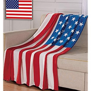 Decke mit großer amerikanischer Flagge 127 x 178 cm
