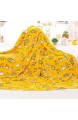 futurecos Gudetama Überwurfdecke volle Größe weiches Flanell gelb niedlich eiergelbe Queen-Size-Anime-Geschenk für Mädchen und Kinder (Decke 200 cm)