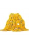 futurecos Gudetama Überwurfdecke volle Größe weiches Flanell gelb niedlich eiergelbe Queen-Size-Anime-Geschenk für Mädchen und Kinder (Decke 200 cm)