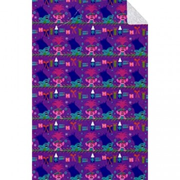 Generic Trolle Stellt Poppy Sherpa Decke 157 5 x 228 6 cm Übergroße Überwurf groß Lila