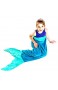 Mermaid Blanket Ocean Blue - / (1 Toys)