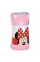 Minnie-Mouse Kinder Fleece-Decke Kuscheldecke 100 x 150 cm