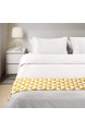 MYLUNE HOME 100% Baumwolle Doppelt Gestrickt Strickdecke für Fernsehen oder Nap auf dem Stuhl Sofa und Bett 130 * 160cm Gelb