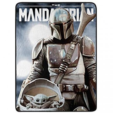 Northwest Star Wars The Mandalorian: Never Easy Überwurfdecke 116 8 x 152 4 cm