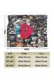 Zazahui superweiche Micro-Fleece-Decke 50x40 Love Collage