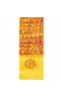 Gebetschal Baumwolle gelb 90x180cm