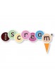 iscream / Microbead Fleece-Backed Letter K Initial Pillow