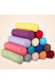 JK Home Zylindrisches Nackenkissen aus Baumwolle/Leinen für Reisen und Schlafen Baumwoll-Leinen beige 20x120cm