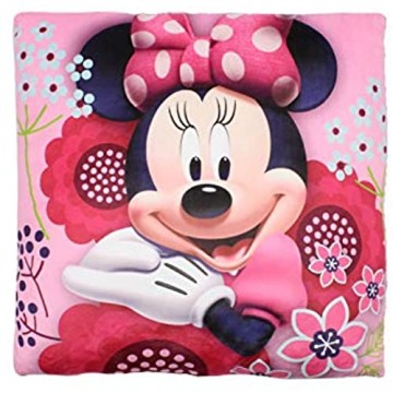 Minnie-Mouse Kinder Deko Kuschel Wende-Kissen 40 x 40 cm