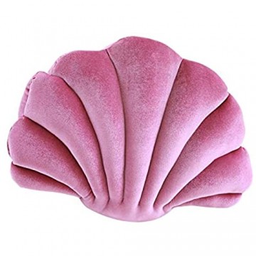 UINIU Muschelkissen Plüschtier Sea Princess Velvet Throw Pillow Doll Sea Ocean Theme Seashell Conch Dekoratives für Home Office Kids (B)