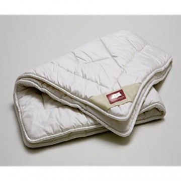 Kinderbettdecke Sommer Bettdecke aus Baumwolle mit Schafwollfüllung für Kinder Größe:80/80