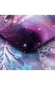 Meeting Story 3-teiliges Bettwäscheset mit Galaxie-Traumfänger-Mandala Bohemian-Stil Bettwäsche-Set (Galaxy-Violett Queen-Size)