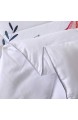 OLDBIAO Einhorn Bettdecke 135x200cm mit Kissenbezug Soft und Bequem Weiß Steppdecke Atmungsaktiv Decke 4 Jahreszeiten für Kinder Mädchen Weihnachten Geschenk