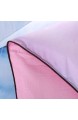 Wowelife Einhorn-Bettwäsche-Set 5-teilig Einhorn-Tagesdecken mit Bettdecke Bettlaken Spannbetttuch und 2 Kissenbezügen (weißes Einhorn Voll)