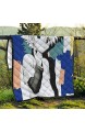 YshChemiy Hunter X Hunter Killua Baumwoll-Bettdecke gemütlich für Erwachsene und Kinder Weiß 100 x 150 cm