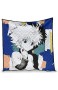 YshChemiy Hunter X Hunter Killua Baumwoll-Bettdecke gemütlich für Erwachsene und Kinder Weiß 100 x 150 cm