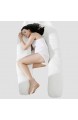 CSDY-Jumbo Seitenschläferkissen Schwangerschaftskissen U Form Körperkissen Seitenschläfer Kissen Full Body Pillow
