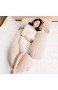 EOVL Seitenschläferkissen Schwangerschaftskissen G Form Körperkissen Seitenschläfer Kissen Full Body Pregnancy Pillow mit abnehmbarem waschbarem Bezug B