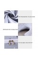 GAOLIGUO Schwangerschaftskissen Seitenschläferkissen C-förmiges Lagerungskissen inkl.100% Baumwolle Bezug abnehmbar Stillkissen für Schwangere Frauen Grey-White 140x70cm