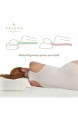 Seitenschläferkissen Orthopädisches Nackenstützkissen ergonomisches Rückenschläfer-Kissen Memory Foam Kopfkissen + atmungsaktiver waschbarer Bezug