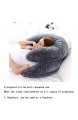 WANGIRL Baumwolle Groß Full Body Pillow Praktisch Seitenschläferkissen Stillkissen 140x70 cm Schwangerschaftskissen Zum Schlafen C Form Und Kissen (Color : C)