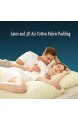 YCKJ-Pillows Latex Füllung U-förmiges Schwangerschaftskissen Seitenschläferkissen Lagerungskissen mit Abnehmbarem und Waschbarem Bezug (175x75x20cm)