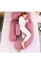 YCKJ-Pillows Schlafmatratze U-förmiges Schwangerschaftskissen und Seitenschläferkissen und waschbar Bezug aus Baumwolle Hochelastische Hohlfaser Füllung 180X80X110CM