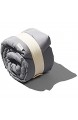 Huzi Design Infinity Pillow - Reisekissen Nackenkissen Ideal für Reise Büro Entwurf Weiches Nackenstützkissen (Grau)