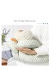 Chunjiao Pillow U-förmige Kissen Multifunktionskissen Pflegekissen Pflegekissen Stillen Typ Schwanger und Babys Rosa U-förmiges Kissen (Color : Blue)