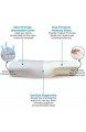 DASFOND Pillomara Cervical Pillow for Pain Relief Sleeping [Compact Size] Orthopedic Ergonomic Contour Memory Foam for Children Kids Travel