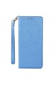 GIMTON Sony Xperia XZ4 Hülle Brieftasche Hülle mit Klapp Ständer und Magnet Verschluss für Sony Xperia XZ4 Stoßfest Kratzfestes PU Leder Schutzhülle Blau