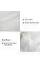 Memory Foam Kissen Höheneinstellbares Orthopädisches Nackenkissen Kopfkissen Ergonomisches Nackenstützkissen für Seiten- und Rückenschläfer (Weiß)