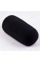 MOYOFEE XGXJ AYD 30cmx16cm Kopf Pillowcase Micro Mini Microbead Rückenkissen Kissen (Schwarz) (Color : Black)