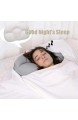 WDM Ergonomisches Kissen Orthopädische Memory-Foam-All-Round-Wolken-Kissen Für Nackenschmerzen Nackenmassage Kissen Eiförmige Kissen Für Seitenschläfer 1 pc