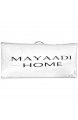 Mayaadi-Home MA5 Kopfkissen 3 Kammer Kissen 40x80cm Daunenkissen Federn Daunen 750 Gr