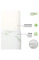 Vitabo weiches Kopfkissen ergonomisches Kissen aus Memory-Schaum und Viskose-Bezug aus Bambus-Fasern Nackenkissen für Seitenschläfer aus Viscoschaum 60 x 40 cm