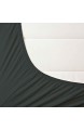B&D Textiles GmbH Jersey Spannbettlaken Spannbetttuch Serie Maxi 140x200cm | 160x200cm Anthrazit 100% Mikrofaser hochwertige Verarbeitung mit Gummizug
