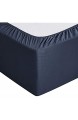 Basics - Spannbetttuch Jersey Marineblau - 160 x 200 cm