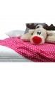 Baumwoll-Spannbetttuch für Kinder - kindgerechtes Design mit Sternen im Alloverdesign - erhältlich in 8 Farben kombiniert mit weißen Sternen & 3 verschiedenen Größen 60 x 120 cm fuchsia