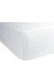 Biber-Spannbetttuch - schwere Qualität aus 100% Baumwolle - für Wasser- und Boxspringbetten - Steghöhe ca. 35 cm - in 7 Farben und in 3 Größen 140 x 200 cm weiß