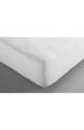 Dormisette Q134 Wasserdichtes Molton-Spannbetttuch 140/200 - 150/200 cm Baumwolle/Weiß