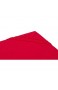 DRULINE Jersey/Baumwolle Spannbettlaken Spannbetttuch Betttuch 90/140 / 180 x 200 cm (90x200 Rot)