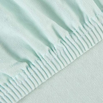 fleuresse Jenny C klassisches Jersey-Spannlaken 100% Baumwolle mit praktischem Rundumgummi Fb. Weiß Größe 120 x 200 cm auch passend für 110/130 x 200